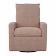 Caillie Pink Boucle Fabric Upholstered Contemporary Glider Recliner Chair