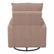 Caillie Pink Boucle Fabric Upholstered Contemporary Glider Recliner Chair