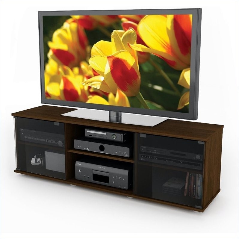 Details About Sonax By Corliving Fiji 60 Tv Stand In Urban Maple