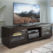 CorLiving Granville Espresso Black Wood Veneer TV Stand  - For TVs up to 85