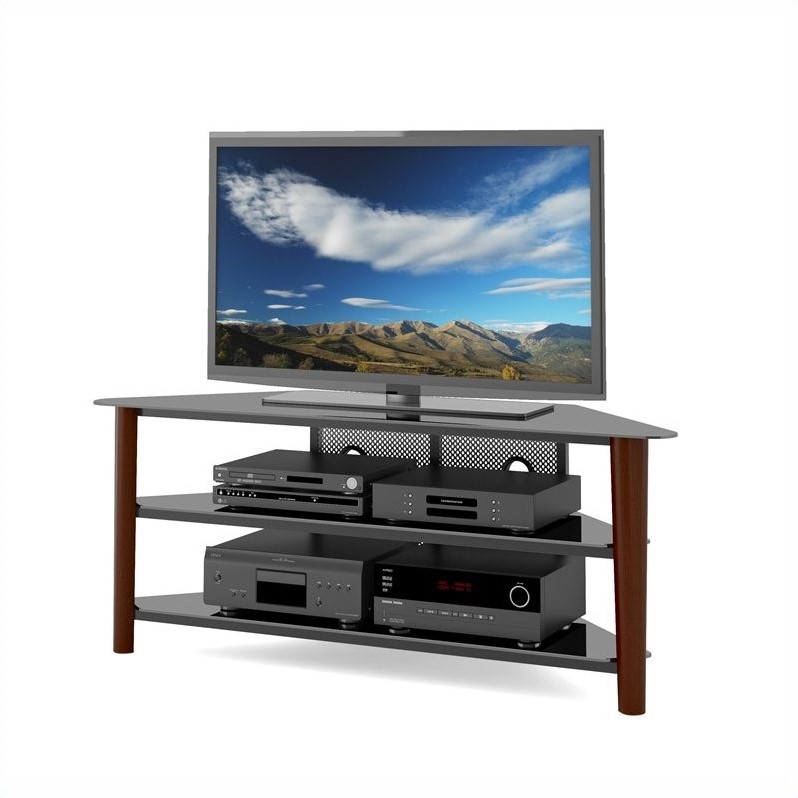 Wood Veneer TV Stand in Dark Espresso TAL694T