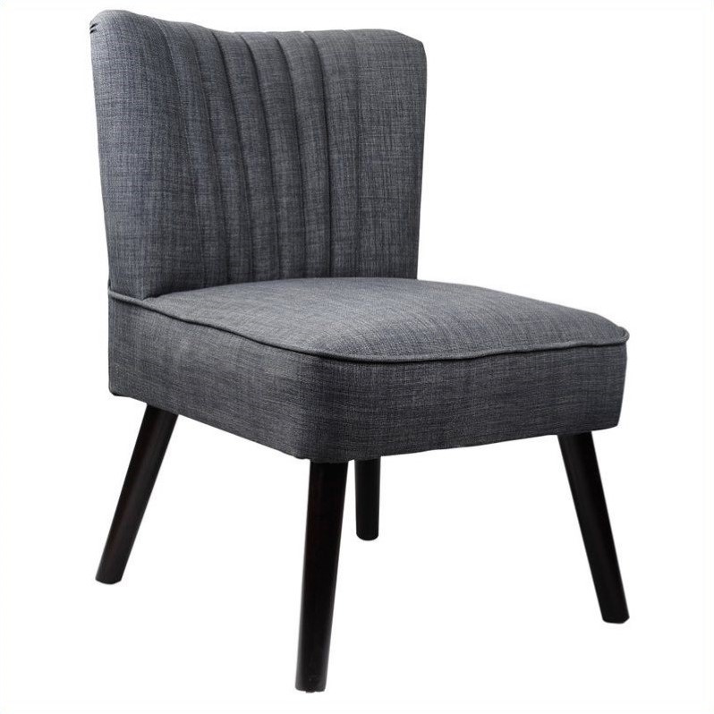 Accent Chair In Woven Grey Set Of 2 Lad 160 C Accent Chair In Woven Grey Set Of 2
