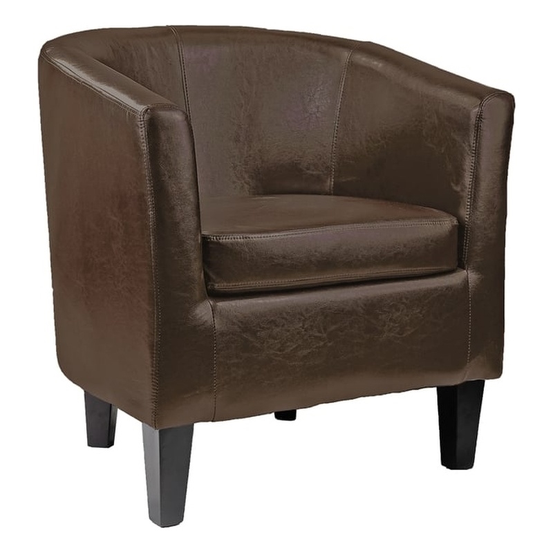 Upholstered discount tub chair