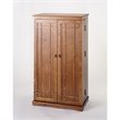 Leslie Dame 40" CD DVD Media Storage Cabinet in Dark Oak - CD-612D