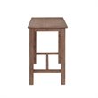 Boraam Wood Sonoma Pub Table in Barnwood Wire-Brush/Brown Finish