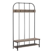 Boraam Wood Annie Hall Tree in Natural and Gray Finish