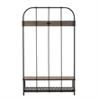 Boraam Wood Annie Hall Tree in Natural and Gray Finish
