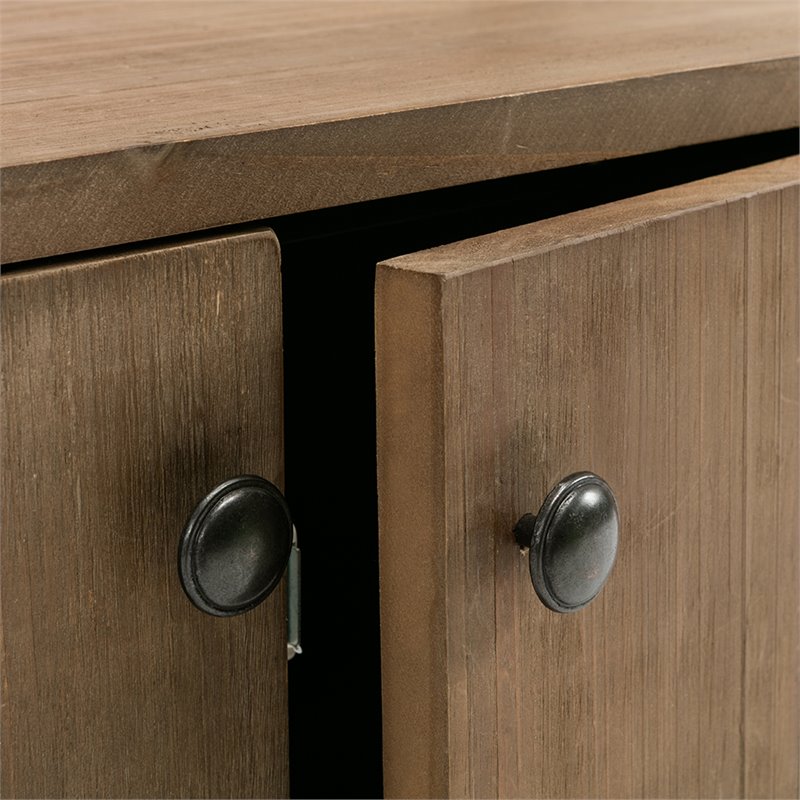 Boraam Wood Carlton Hall Tree in Natural and Black Finish