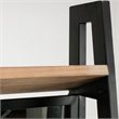 Boraam Wood Carlton Hall Tree in Natural and Black Finish