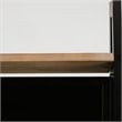 Boraam Wood Carlton Hall Tree in Natural and Black Finish