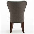 Boraam Wood Bolton Dining Chair in Green and Gray Finish (Set of 2)