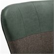 Boraam Wood Bolton Dining Chair in Green and Gray Finish (Set of 2)