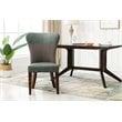 Boraam Wood Bolton Dining Chair in Green and Gray Finish (Set of 2)