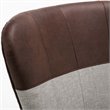 Boraam Wood  Bolton Dining Chair in Maroon and Gray (Set of 2)