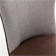 Boraam Wood  Bolton Dining Chair in Maroon and Gray (Set of 2)