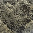 Boraam Metal Bastian Faux Marble Top Dining Table in Black Finish