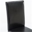 Boraam Metal Arjen Dining Chairs in Black Finish Set of 4