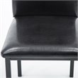 Boraam Metal Arjen Dining Chairs in Black Finish Set of 4