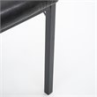 Boraam Metal Arjen Dining Chairs in Black Finish Set of 4
