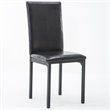 Boraam Metal Arjen Dining Chairs in Black Finish Set of 4