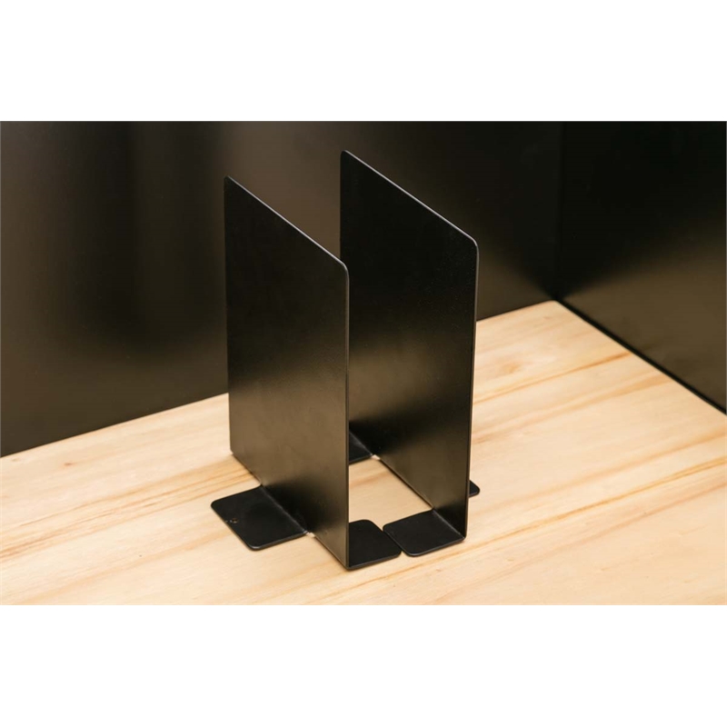 Boraam Wood Aero 2 Piece Writing Desk Set in Natural and Black Finish
