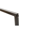 Boraam Wood Aero 2 Piece Writing Desk Set in Natural and Black Finish