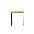 Boraam Wood Aero 2 Piece Writing Desk Set in Natural and Black Finish