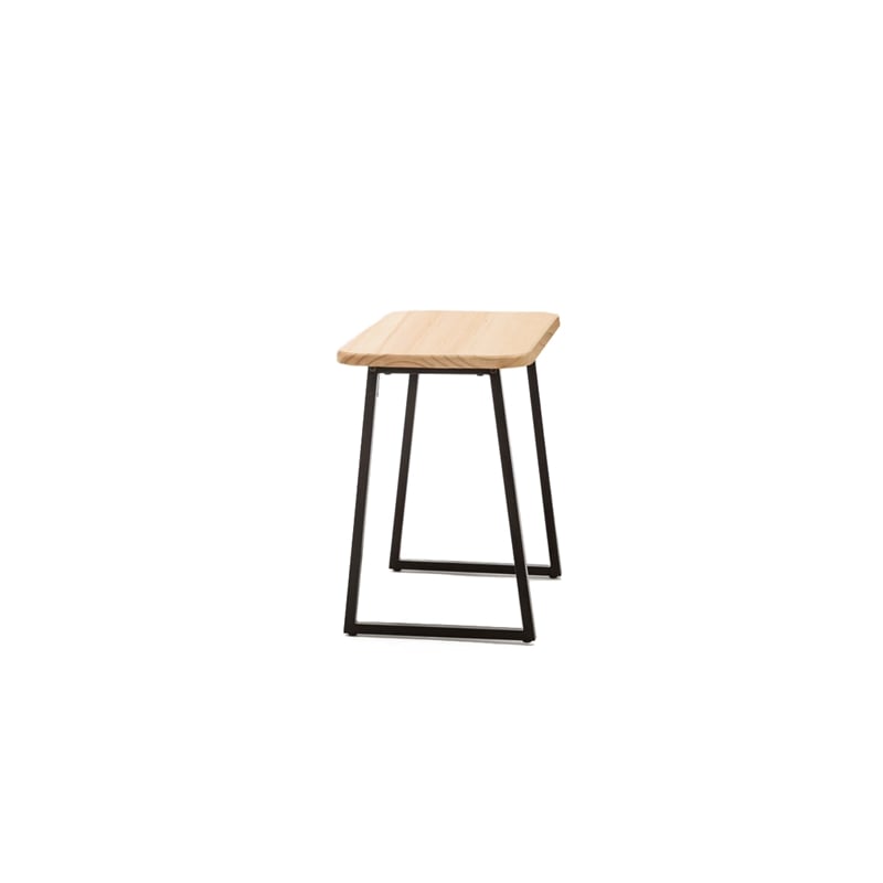 Boraam Wood Aero 2 Piece Writing Desk Set in Natural and Black Finish