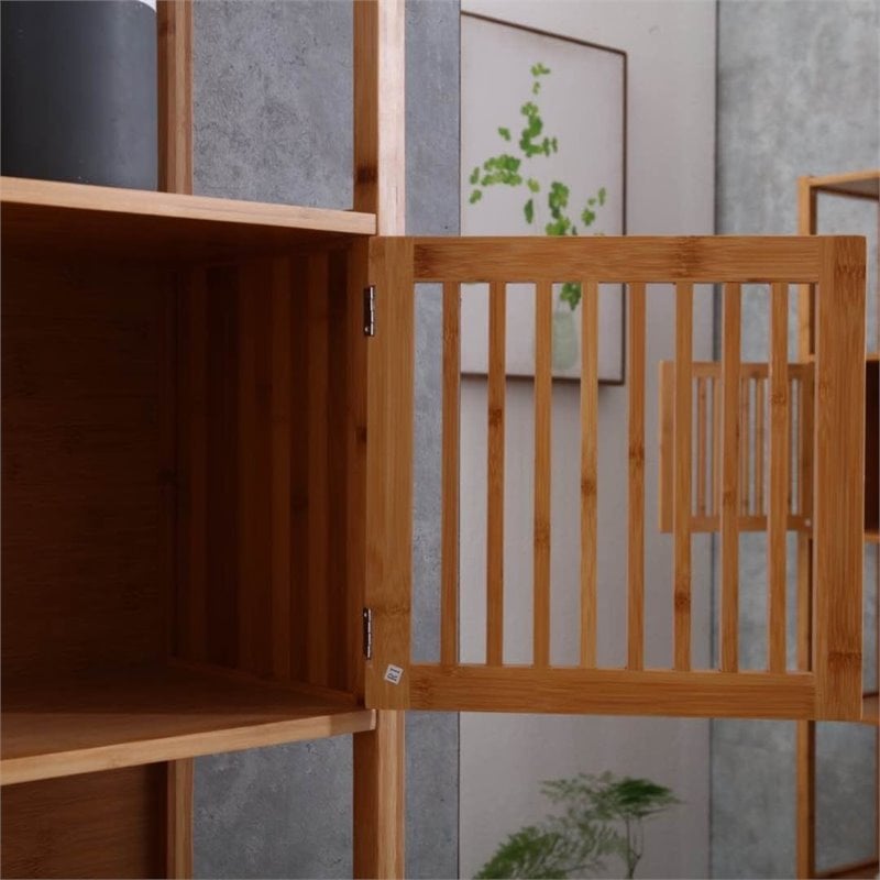 Selma deals bamboo bookcase