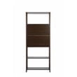 Boraam Selma Right Facing Bamboo Cabinet Bookcase in Cappuccino