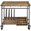 Boraam Wood Brookville Counter Height Dining Table in Natural Finish