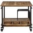Boraam Wood Brookville Counter Height Dining Table in Natural Finish