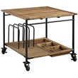 Boraam Wood Brookville Counter Height Dining Table in Natural Finish