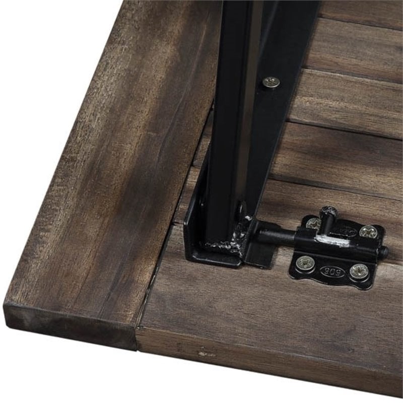 Boraam Wood Brookville 3 Piece Folding Bistro Set in Natural Finish