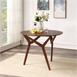 Boraam Wood Sydney Adjustable Table in Chestnut Wire-Brush Finish