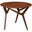 Boraam Wood Sydney Adjustable Table in Chestnut Wire-Brush Finish