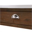 Boraam Sonoma Kitchen Cart with Stainless Steel Top in Chestnut Wire-Brush