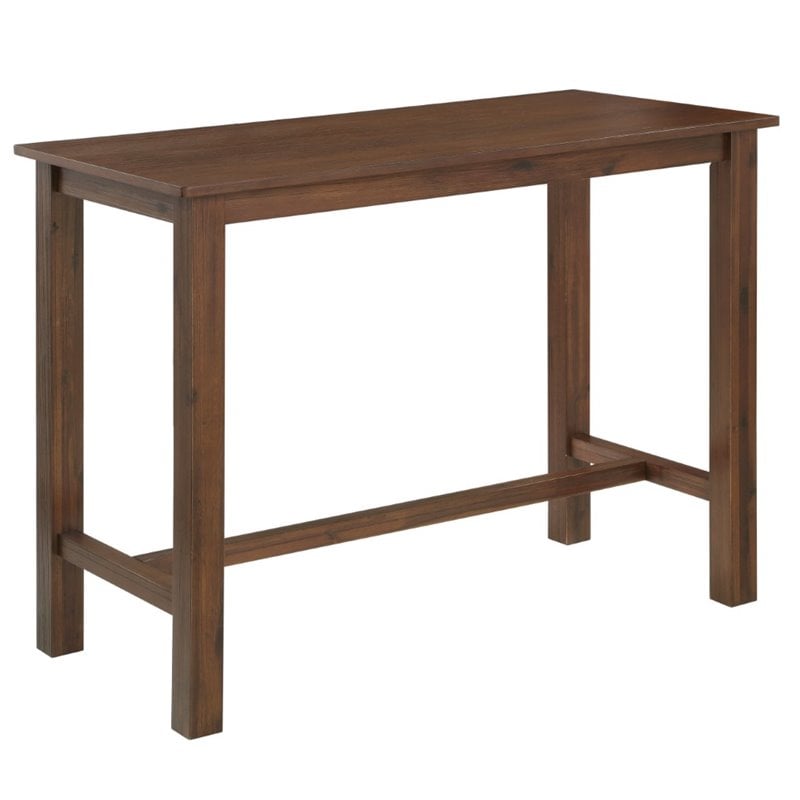 Boraam Sonoma Table in Chestnut Wire-Brush | BushFurnitureCollection.com