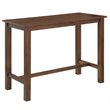 Boraam Wood Sonoma Table in Chestnut Wire-Brush Finish