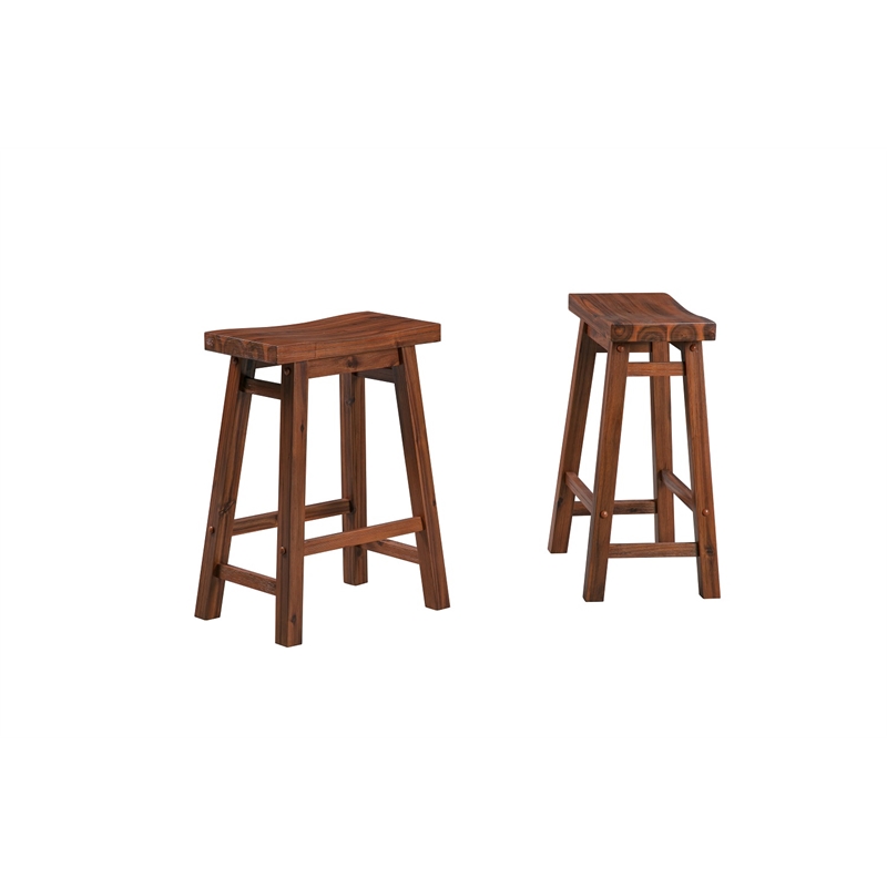 boraam wood sonoma pub set in chestnut wire-brush finish