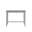 Boraam Wood Sonoma Pub Table in Storm Gray Wire-Brush Finish
