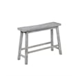 Boraam Wood Sonoma Pub Set in Storm Gray Wire-Brush Finish