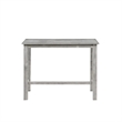 Boraam Wood Sonoma Pub Set in Storm Gray Wire-Brush Finish