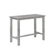 Boraam Wood Sonoma Pub Set in Storm Gray Wire-Brush Finish
