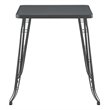 Boraam Gilbert Metal Pub Table in Gray Steel