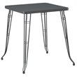 Boraam Gilbert Metal Pub Table in Gray Steel