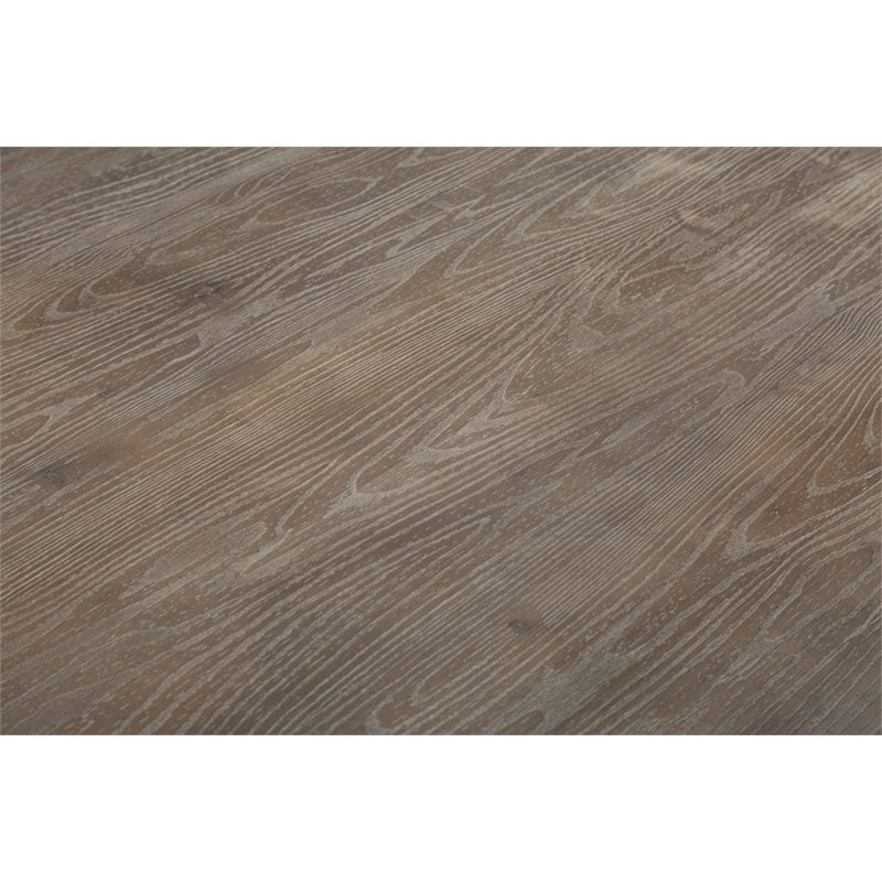 Boraam Americano Modern Wood Dining Table in Distressed Black Walnut