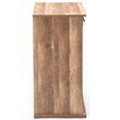 Boraam Weston Sliding Barn Door Wine Cabinet With 2-Drawers in Natural