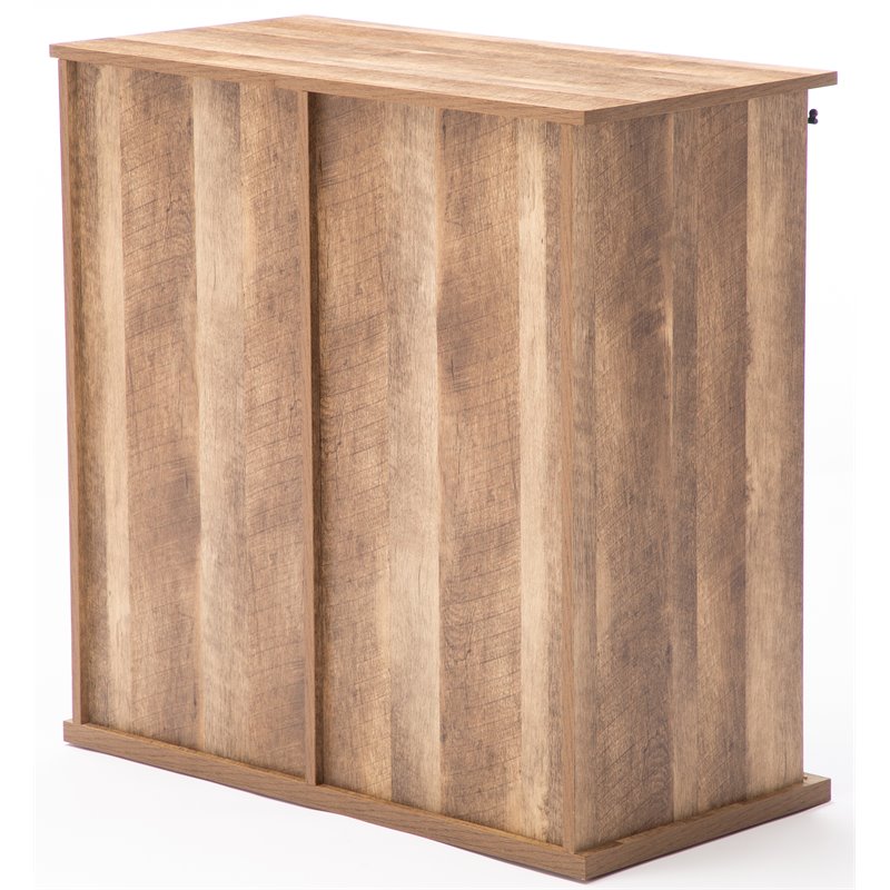 Boraam Weston Sliding Barn Door Wine Cabinet With 2-Drawers in Natural