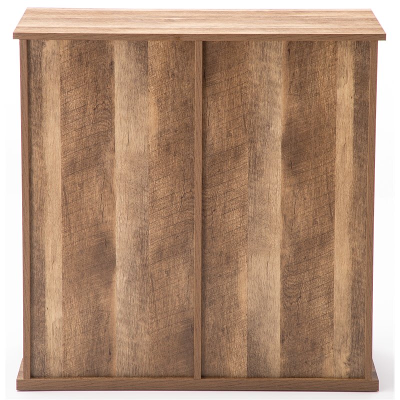 Boraam Weston Sliding Barn Door Wine Cabinet With 2-Drawers in Natural